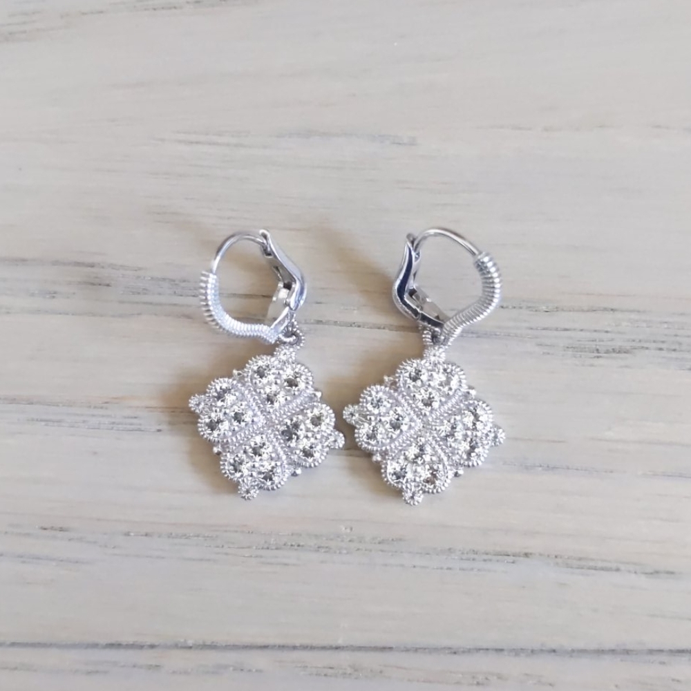 Judith Ripka Earrings NWOT